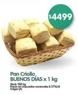 Supermercados Buenos Días Pan Criollo Buenos días oferta