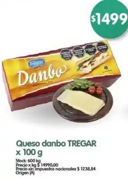 Supermercados Buenos Días Tregar queso danbo oferta