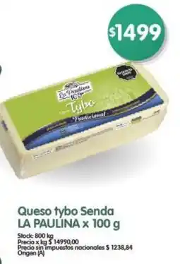 Supermercados Buenos Días La paulina queso tybo senda oferta