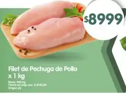 Supermercados Buenos Días Filet de Pechuga de Pollo oferta