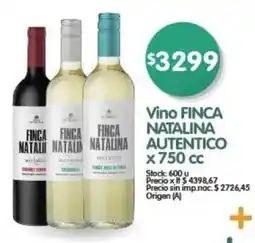 Supermercados Buenos Días Finca natalina vino oferta