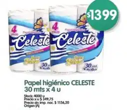 Supermercados Buenos Días Celeste papel higiénico oferta