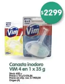 Supermercados Buenos Días Vim canasta inodoro 4 en 1 oferta