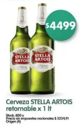 Supermercados Buenos Días Stella artois cerveza oferta