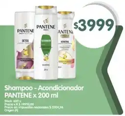 Supermercados Buenos Días Pantene shampoo - acondicionador oferta