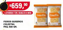Supermercados Damesco Celestial fideos guiseros oferta