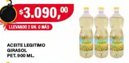 Supermercados Damesco Legitimo aceite girasol oferta