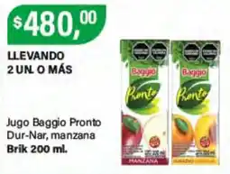Supermercados Damesco Baggio jugo pronto dur-nar manzana oferta