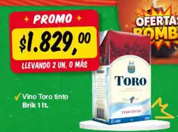 Supermercados Damesco Toro vino tinto oferta