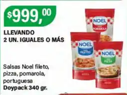 Supermercados Damesco Noel salsas fileto pizza pomarola portuguesa oferta