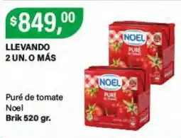 Supermercados Damesco Noel puré de tomate oferta