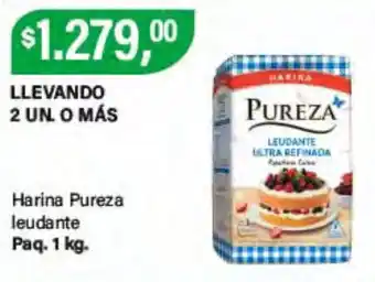 Pureza harina leudante ultra refinada