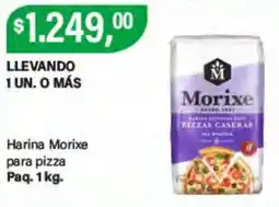 Supermercados Damesco Morixe harina especial para pizzas caseras oferta