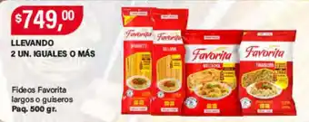 Favorita fideos largos o guiseros