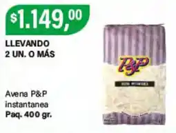 Supermercados Damesco P&P avena instantanea oferta