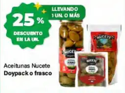 Supermercados Damesco Nucete aceitunas doypack o frasco oferta