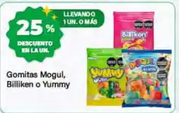 Supermercados Damesco Gomitas Mogul, Billiken o Yummy oferta