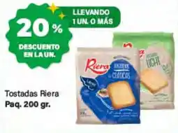 Supermercados Damesco Riera tostadas oferta