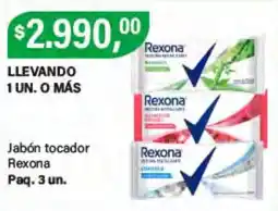 Supermercados Damesco Rexona jabón tocadors oferta