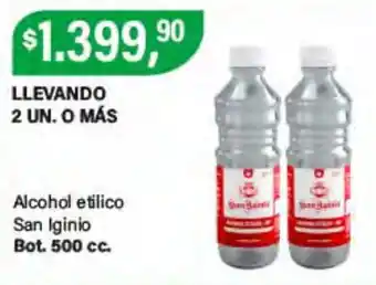 Supermercados Damesco San Iginio alcohol etílico oferta