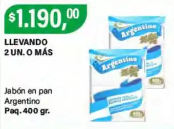Supermercados Damesco Argentino jabón en pan oferta