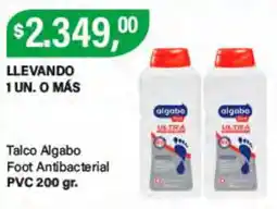 Supermercados Damesco Algabo talco foot antibacterial oferta