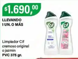Supermercados Damesco Cif limpiador cremoso original o jazmin oferta