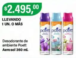 Supermercados Damesco Poett desodorante de ambiente oferta