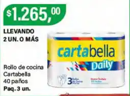Supermercados Damesco Cartabella rollo de cocina oferta