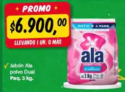 Supermercados Damesco Ala jabón polvo dual oferta