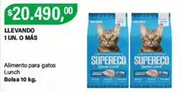 Supermercados Damesco Supereco alimento para gatos lunch oferta