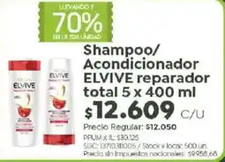Jumbo Elvive shampoo acondicionador reparador total oferta