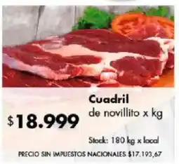Disco Cuadril de novillito oferta