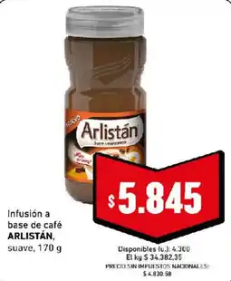 Cooperativa Obrera Arlistán infusión a base de café suave oferta