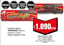Cooperativa Obrera Terrabusi galletitas dulces oferta
