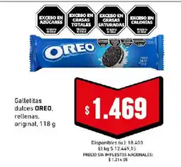 Cooperativa Obrera Oreo galletitas dulces rellenas original oferta