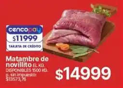 Supermercados Vea Matambre de novillito oferta