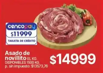 Asado de novillito