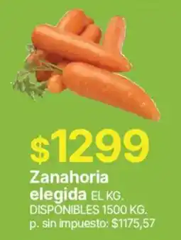 Supermercados Vea Zanahoria elegida oferta