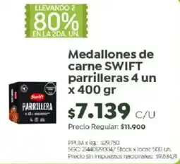 Jumbo Swift medallones de carne parrilleras oferta