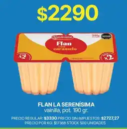 Supermercados Vea La serenisima flan con caramelo oferta