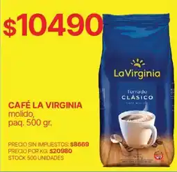 Supermercados Vea La virginia café molido oferta