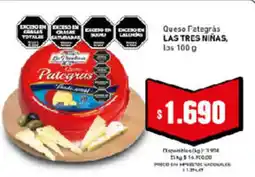 Cooperativa Obrera Queso Feteagrás Las Tres Niñas oferta