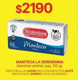 Supermercados Vea La serenisima manteca clasica oferta