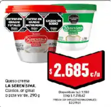 Cooperativa Obrera La serenisima queso crema clásico original oferta