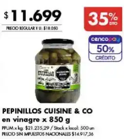 Disco Pepinillos cuisine & co oferta