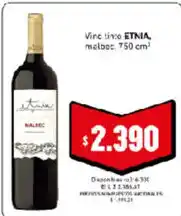 Cooperativa Obrera Etnia vino tinto oferta
