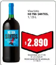 Cooperativa Obrera No tan santos vino tinto oferta