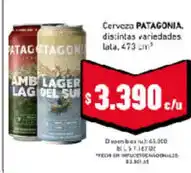 Cooperativa Obrera Patagonia cerveza oferta