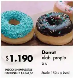 Disco Donut elab. propia oferta
